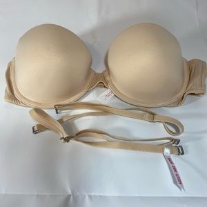 Pink Victoria’s Secret Strapless Bra